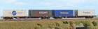 45011 ACME Set of 2 Container transport cars type Sggnss loaded with containers